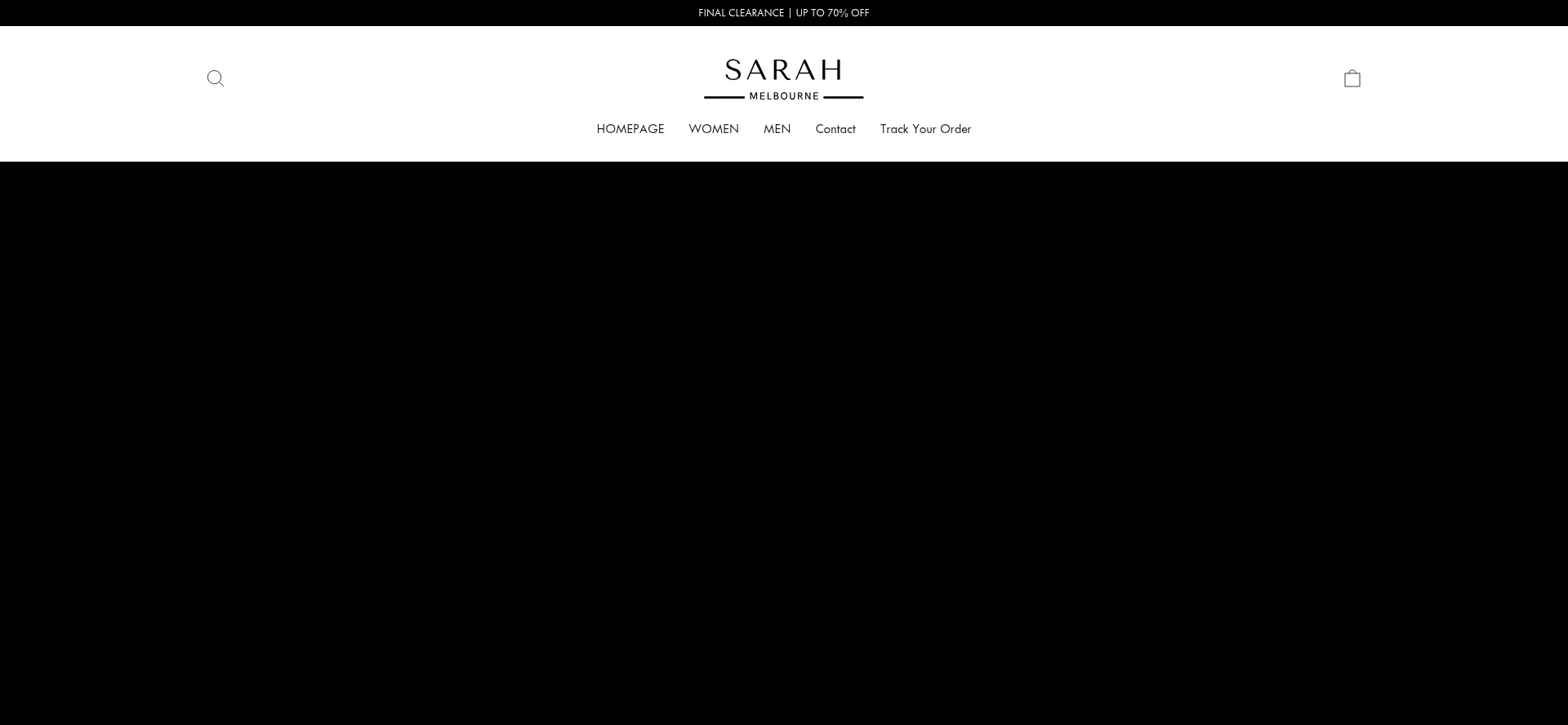 Website screenshot of Sarah-melbourne.com