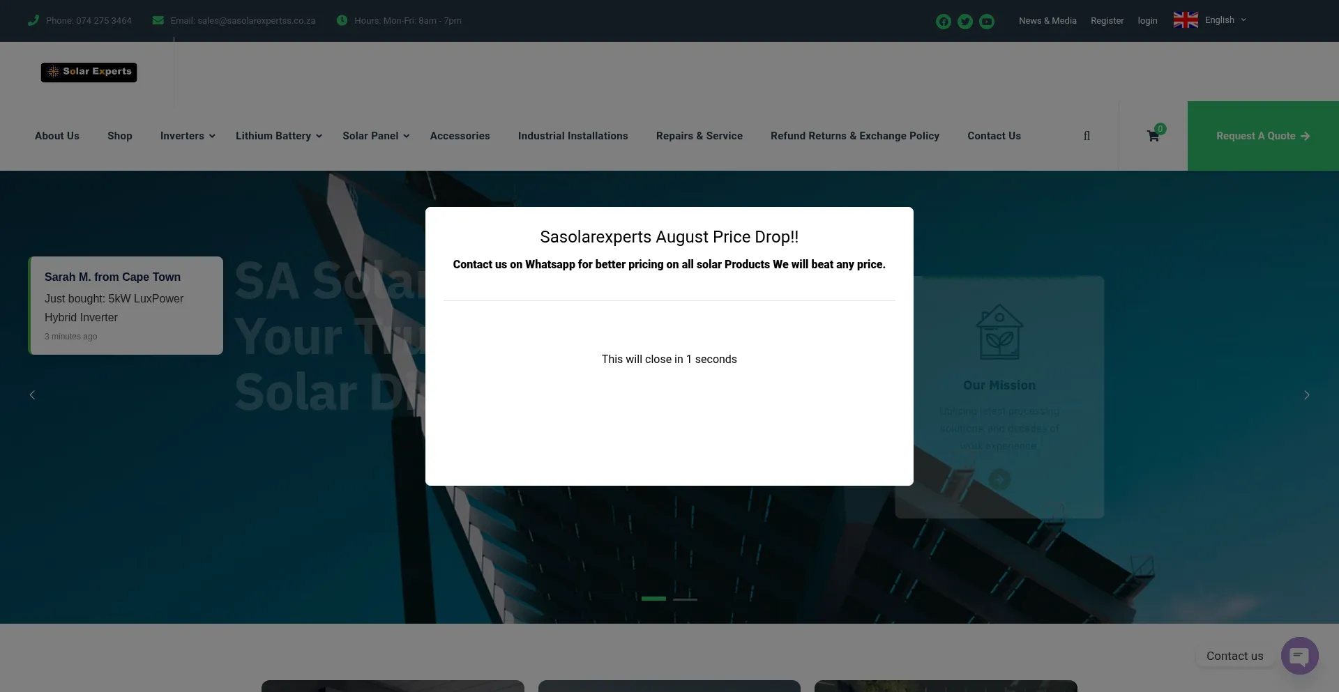 Sasolarexperts.co.za 安全可靠吗？