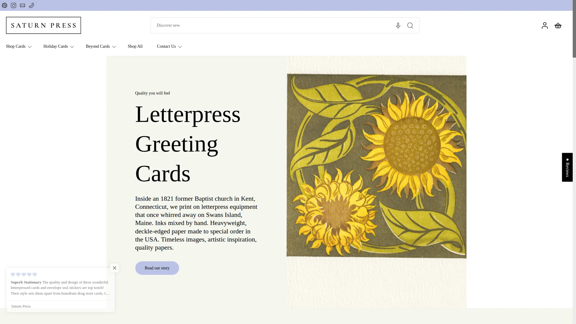 Saturnpresscards.com