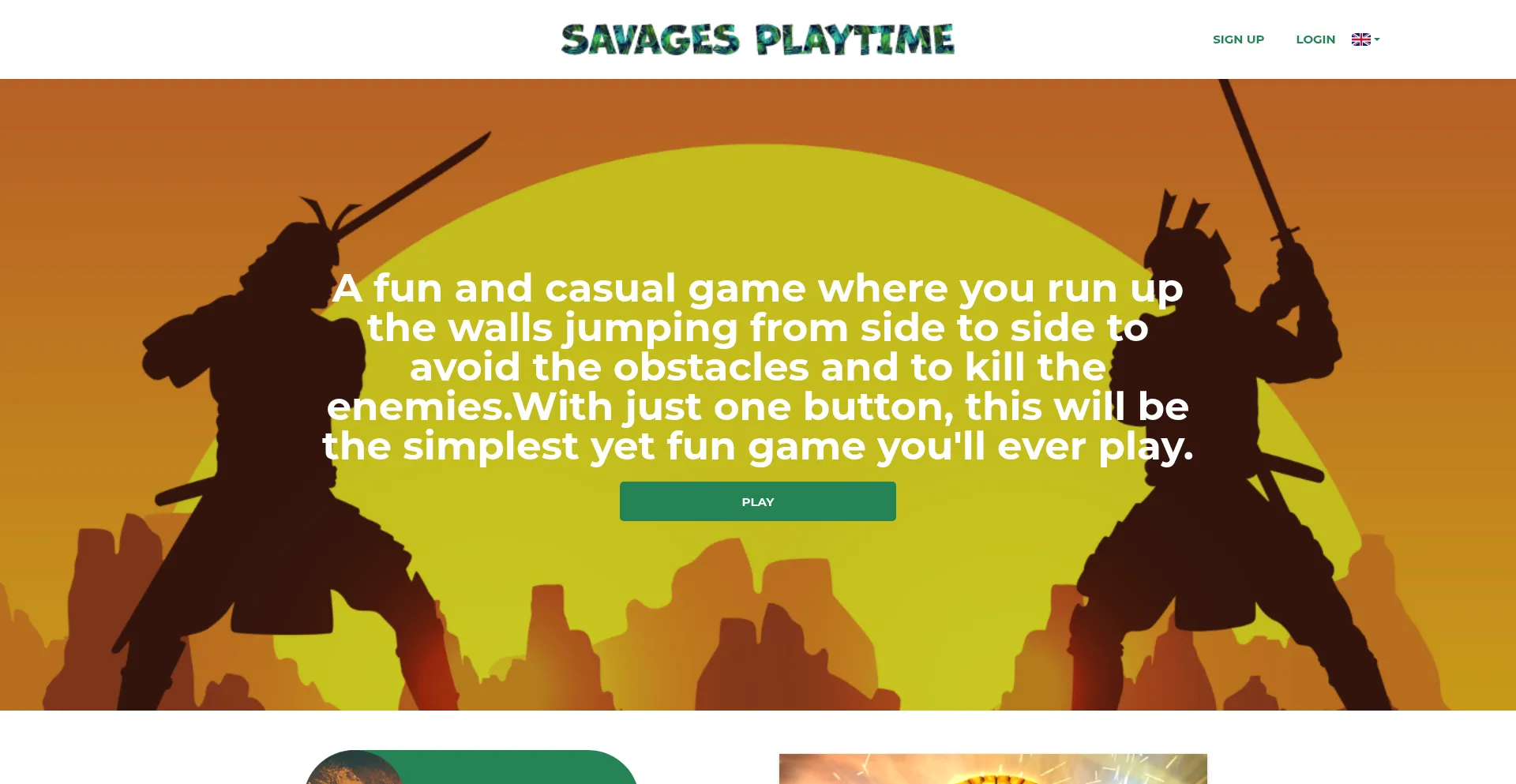 Website screenshot of Savagesplaytime.com