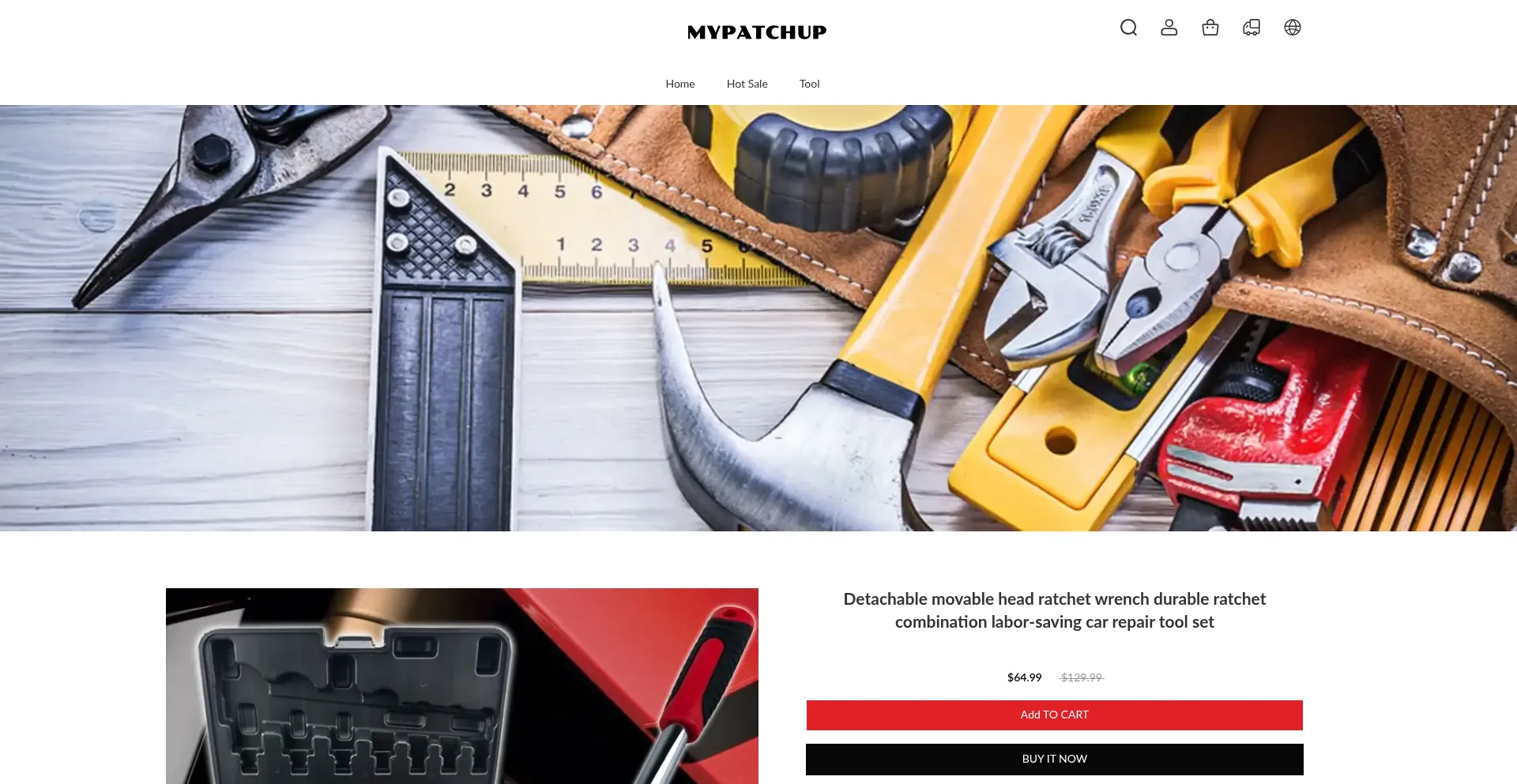 Website screenshot of Savevibe.shop