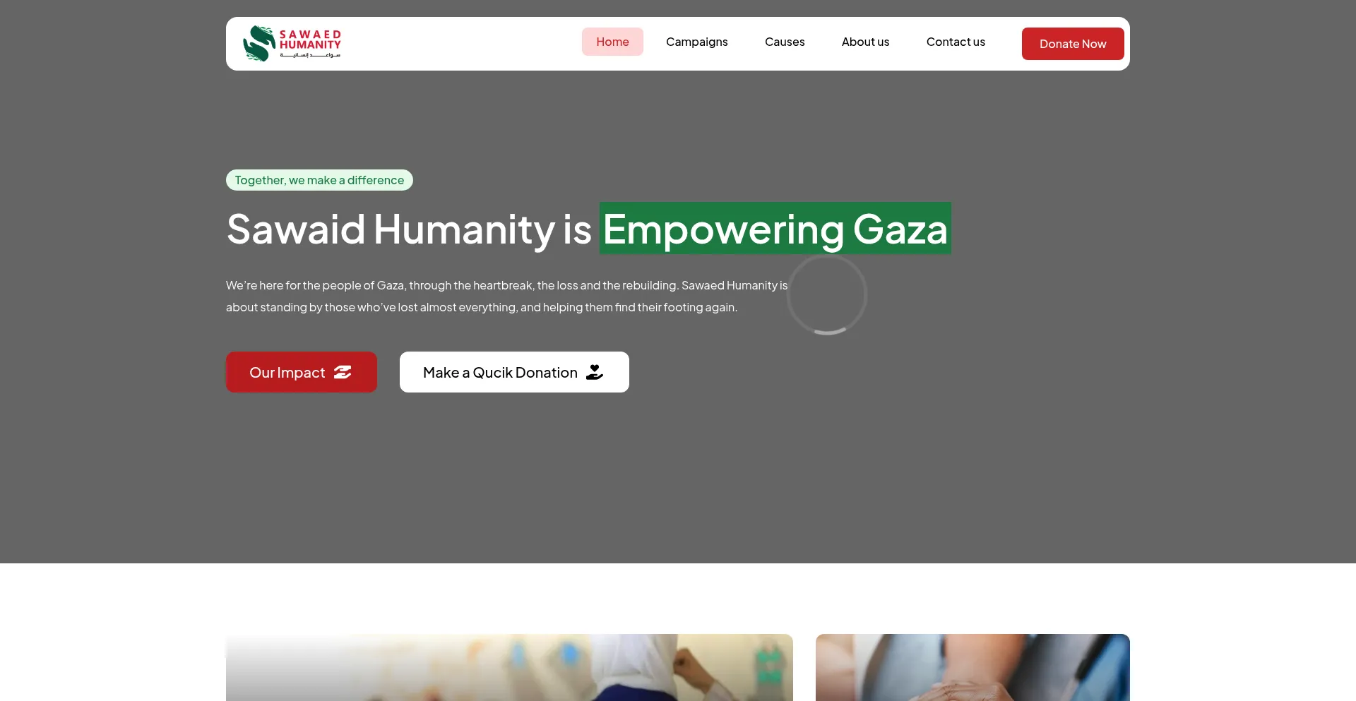 Sawaidhumannity.com Screenshot