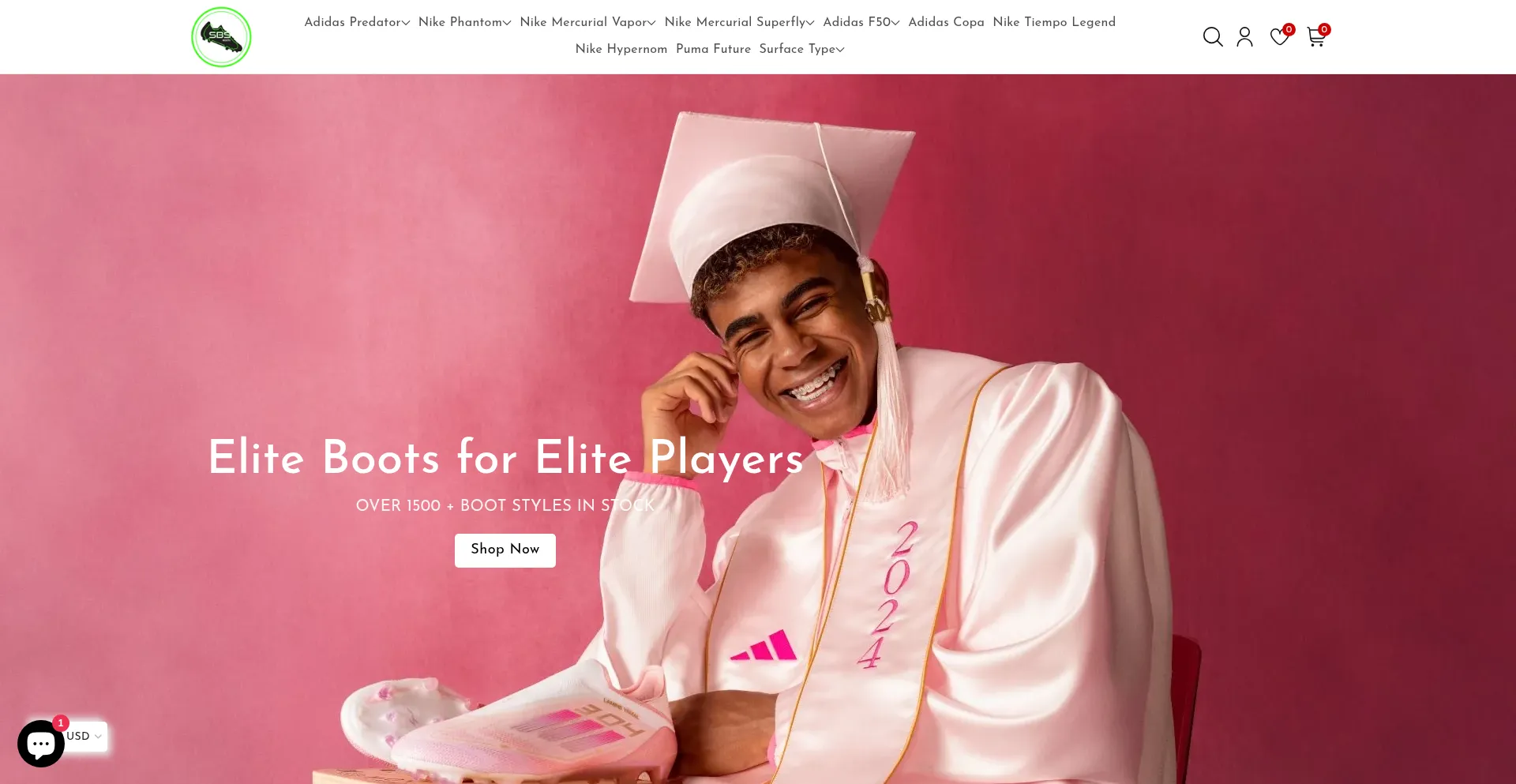 Website screenshot of Sbsboot.com