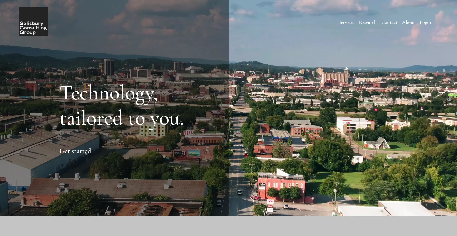 Website screenshot of Sbycg.com