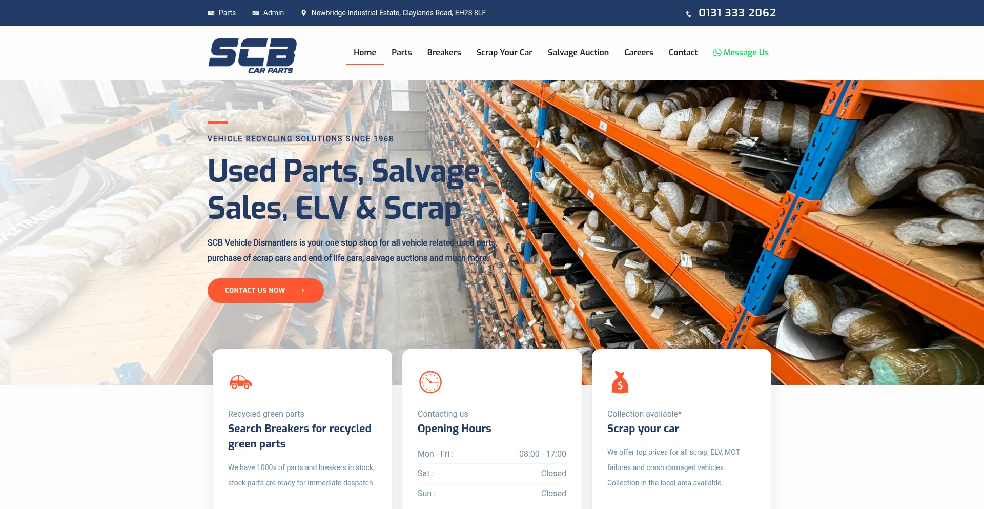 Scbvehicledismantlers.co.uk