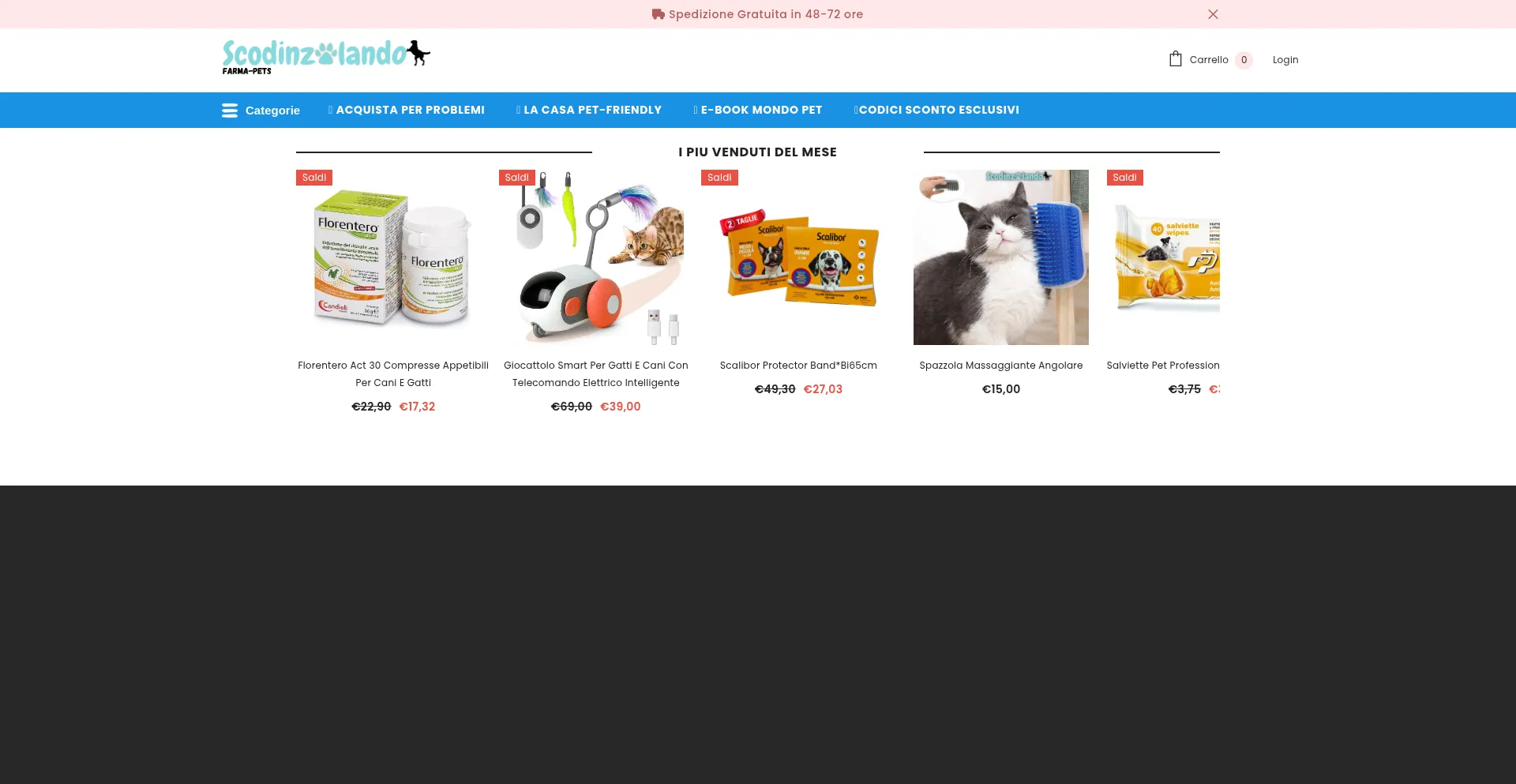 Scodinzolando.com Screenshot