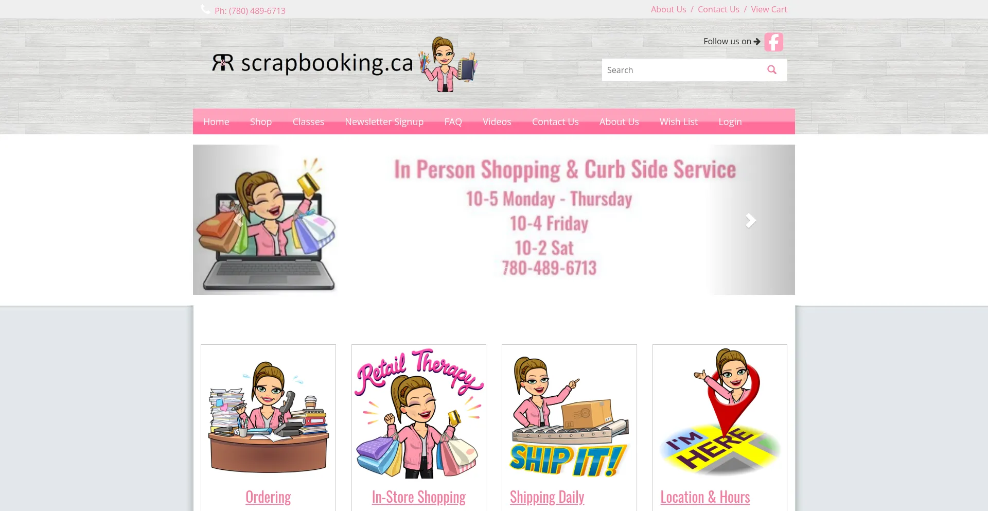 Scrapbooking.ca Screenshot