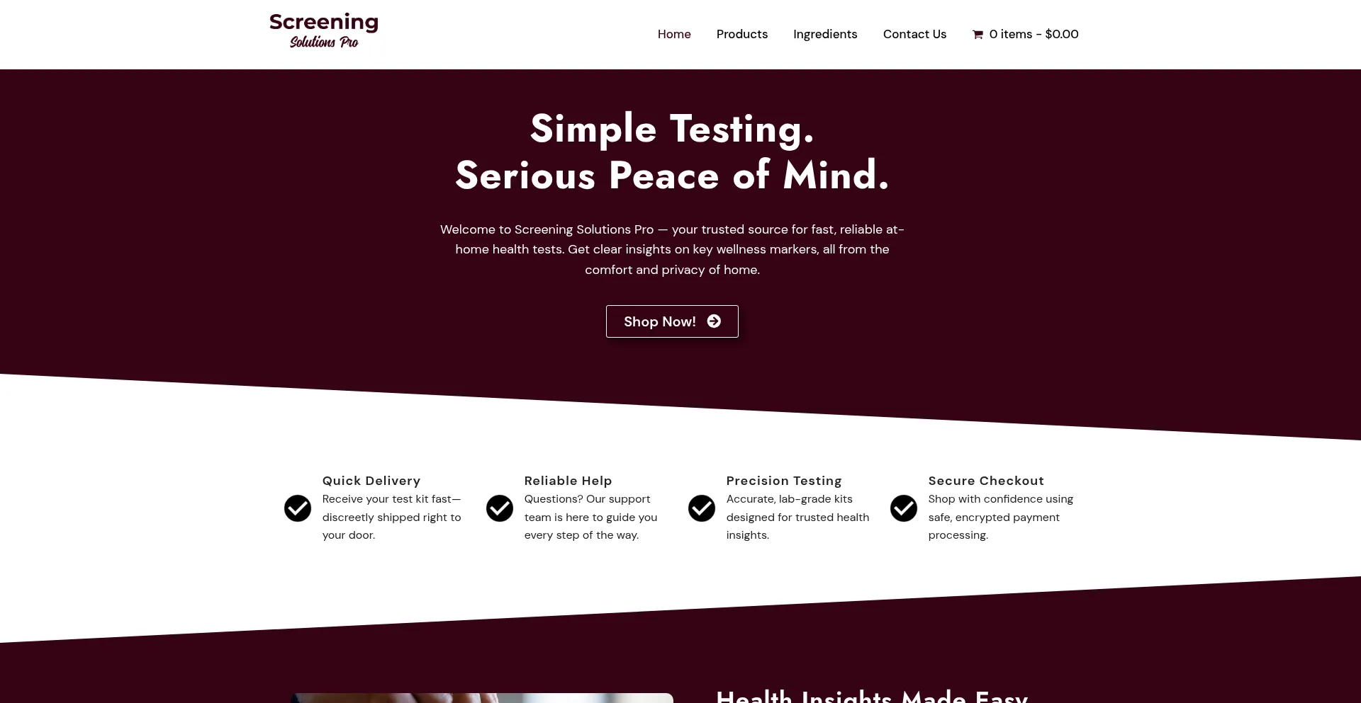 Screeningsolutionspro.com 安全可靠吗？