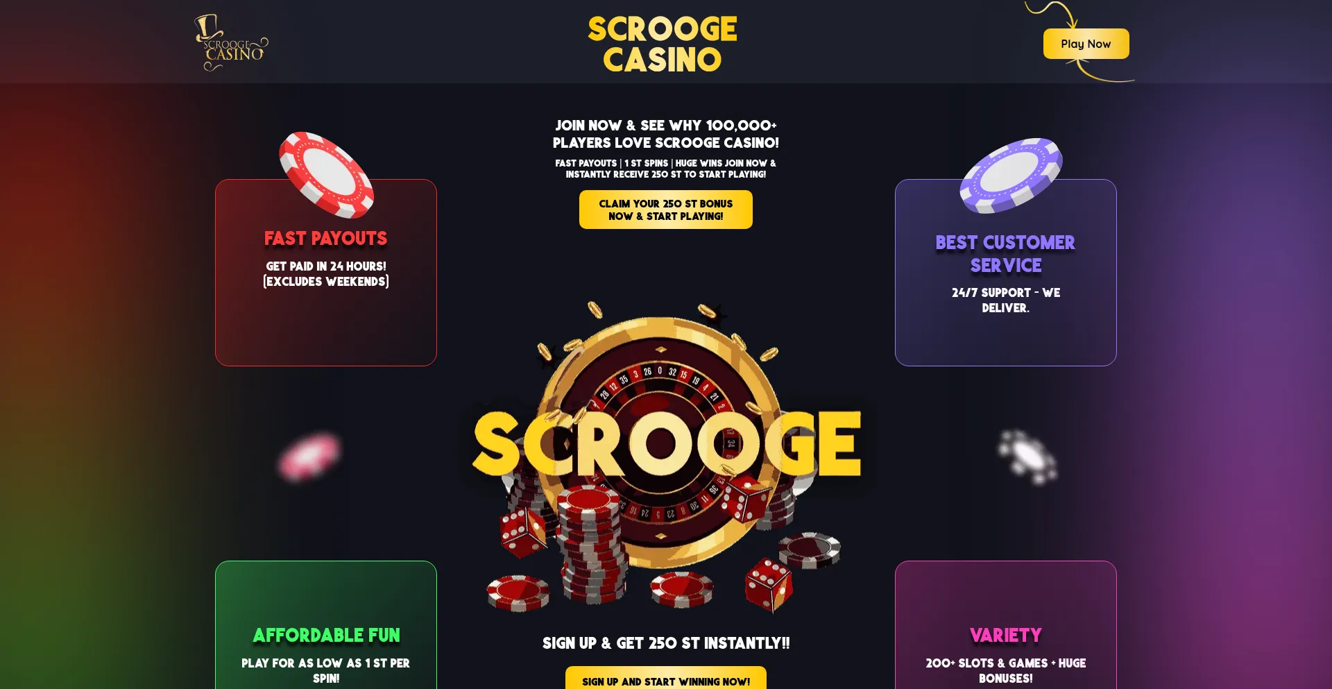 Scrooge.casino 安全可靠吗？