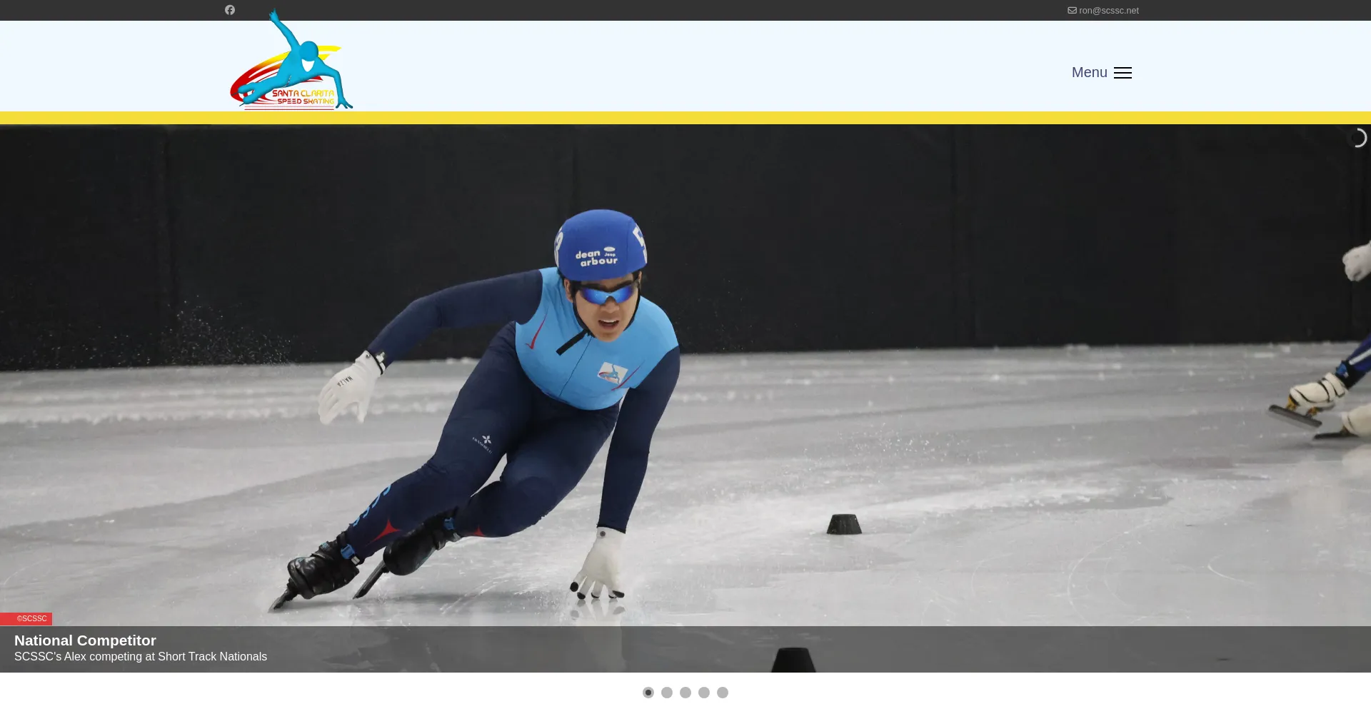 Website screenshot of Scssc.net