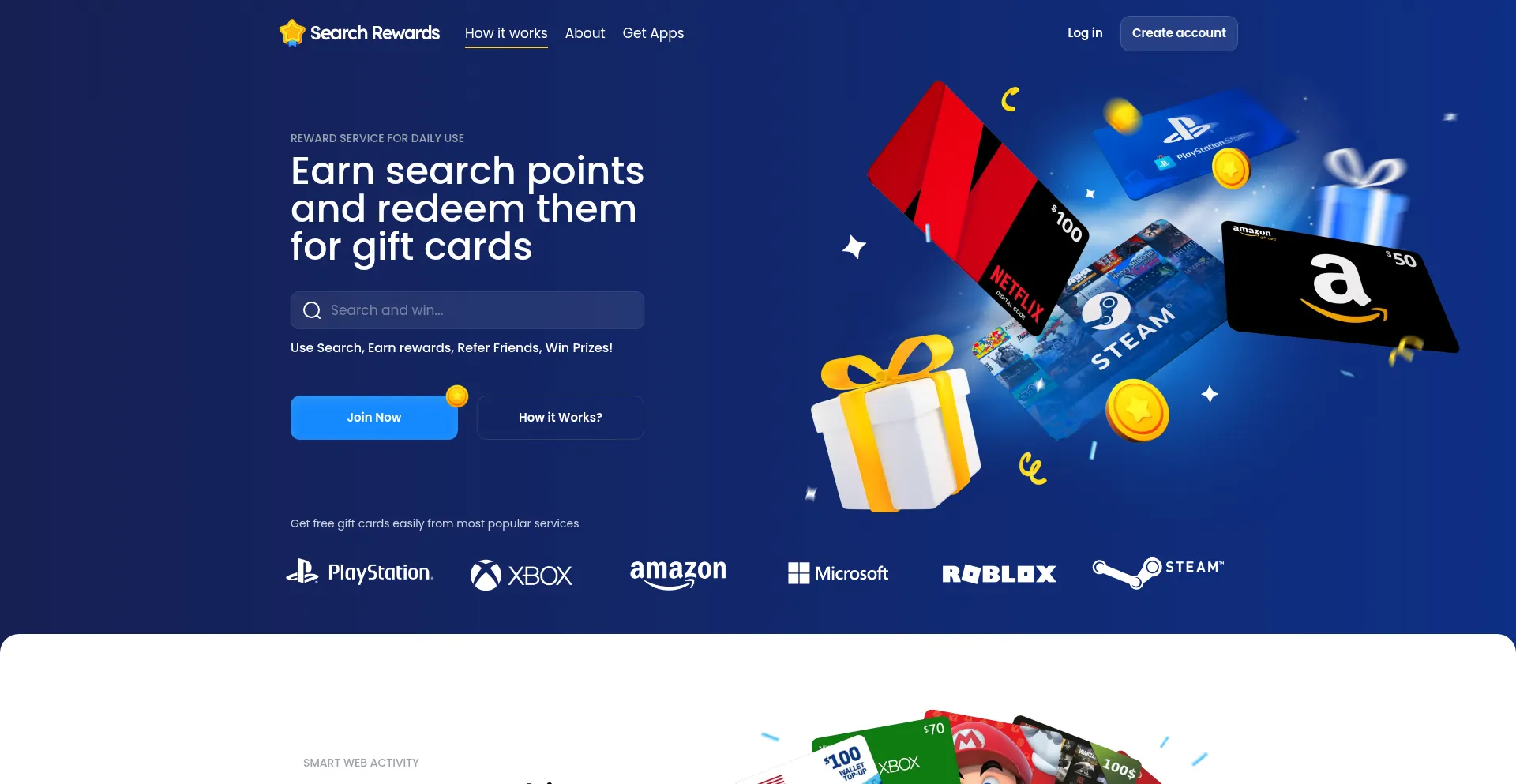 Search-rewards.com Screenshot