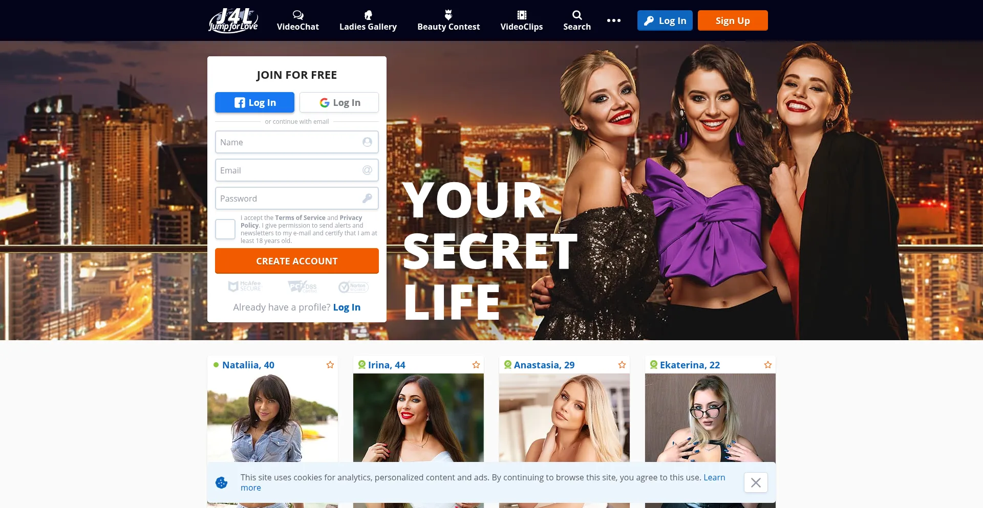 Seek4match.com Screenshot
