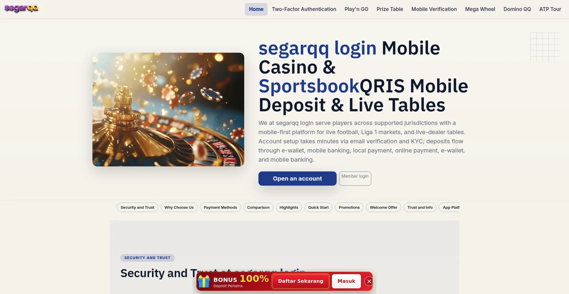 Segarqqlogin.com