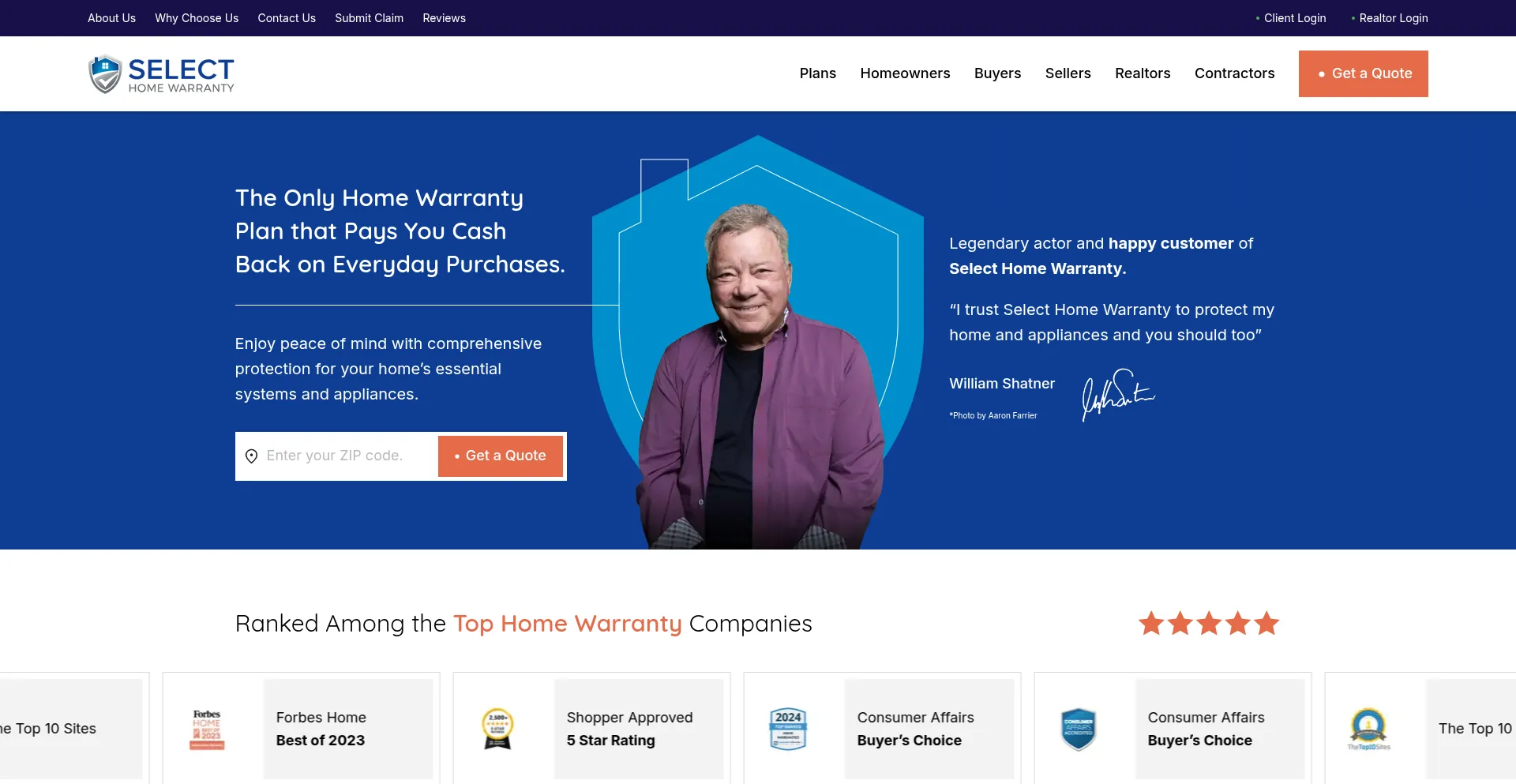 Selecthomewarranty.com 安全可靠吗？