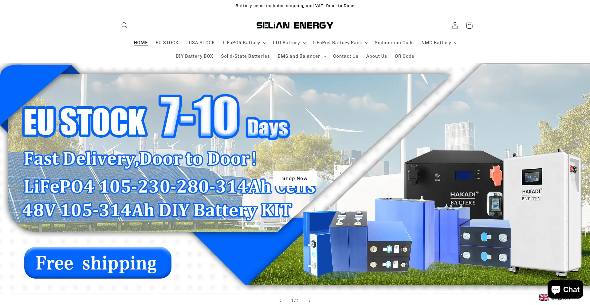 Website screenshot of Selianenergy.com