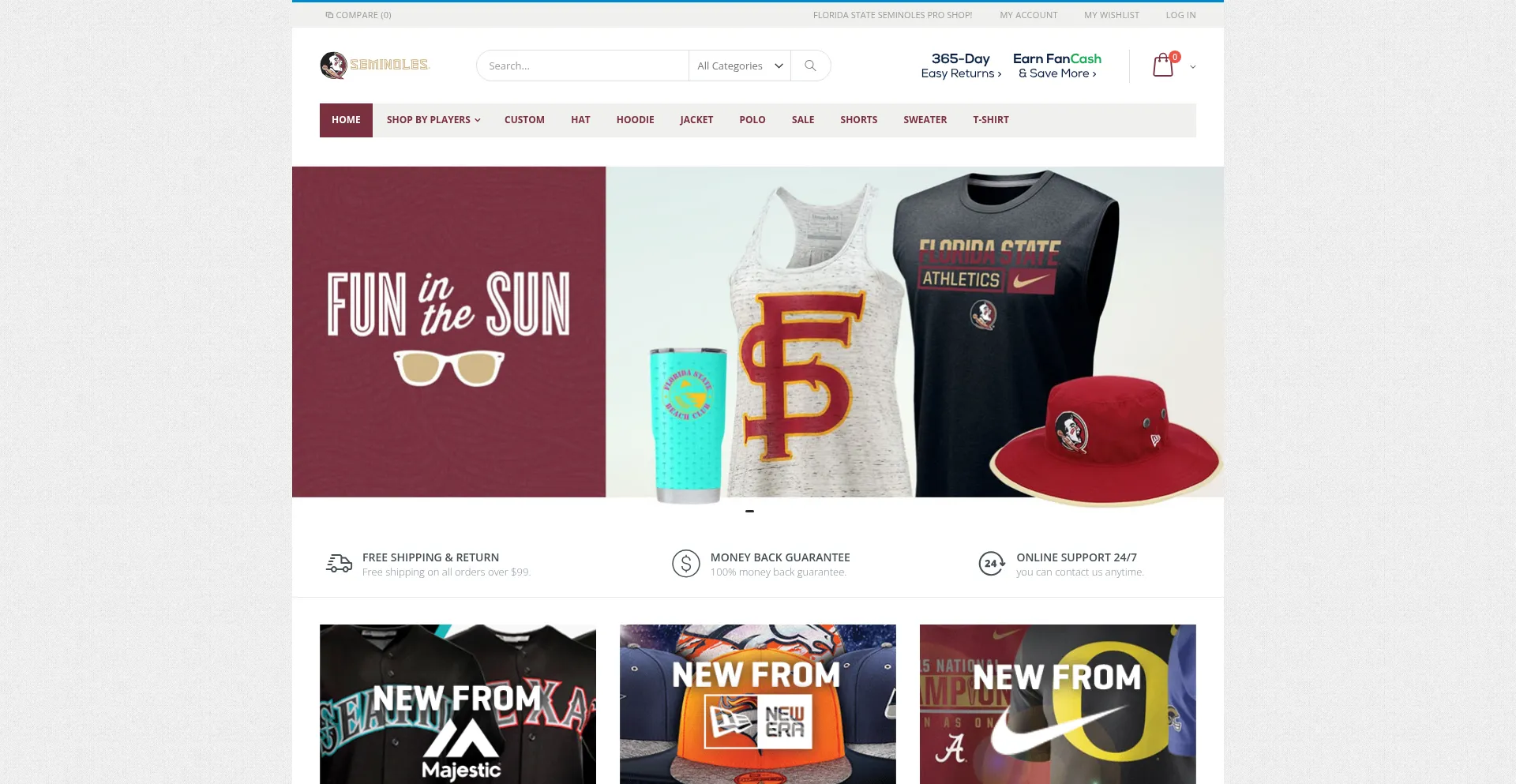 Seminolesproshop.com 安全可靠吗？