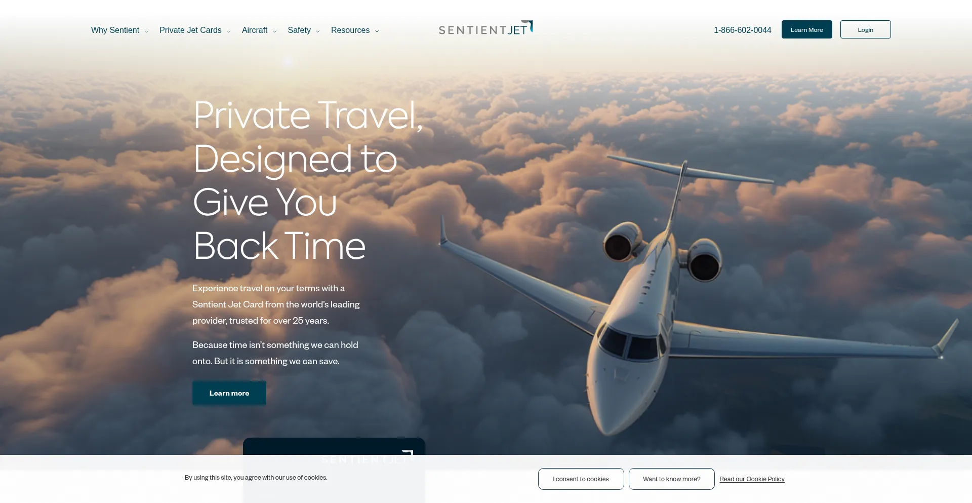 Sentient.com Screenshot