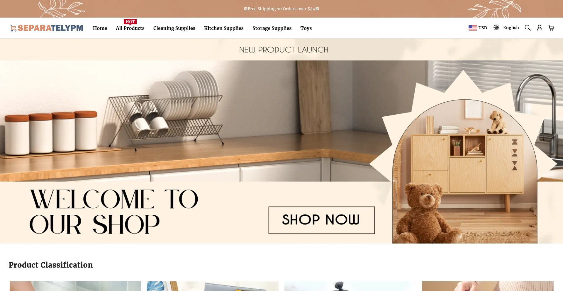 Website screenshot of Separatelypm.com