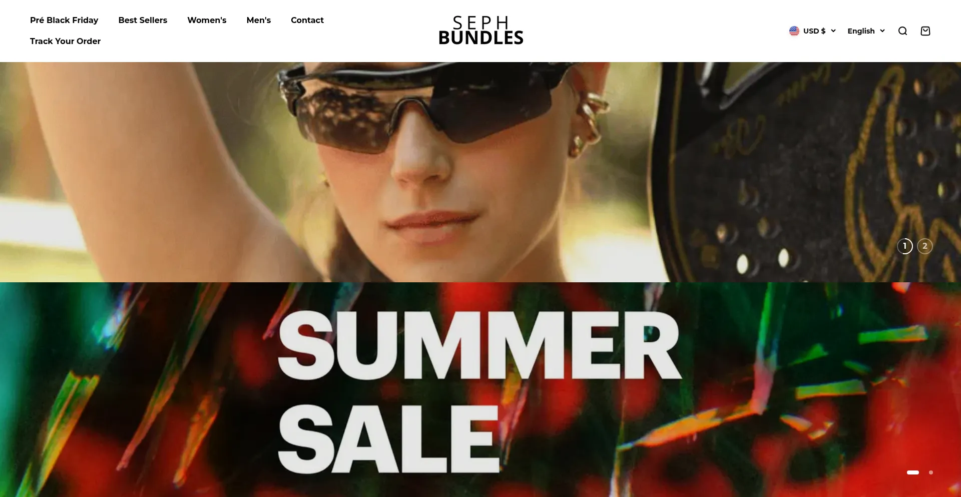 Sephrabundles.com Screenshot