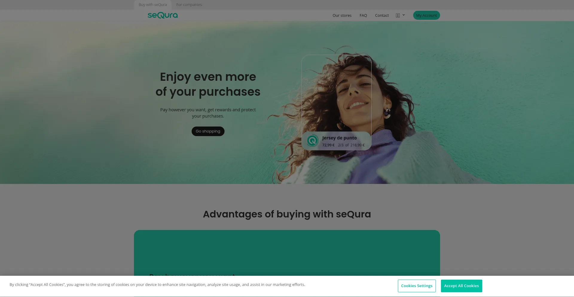 Sequra.es Screenshot