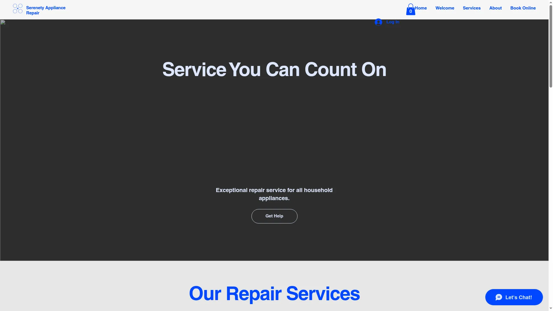Serenetyappliancerepair.com