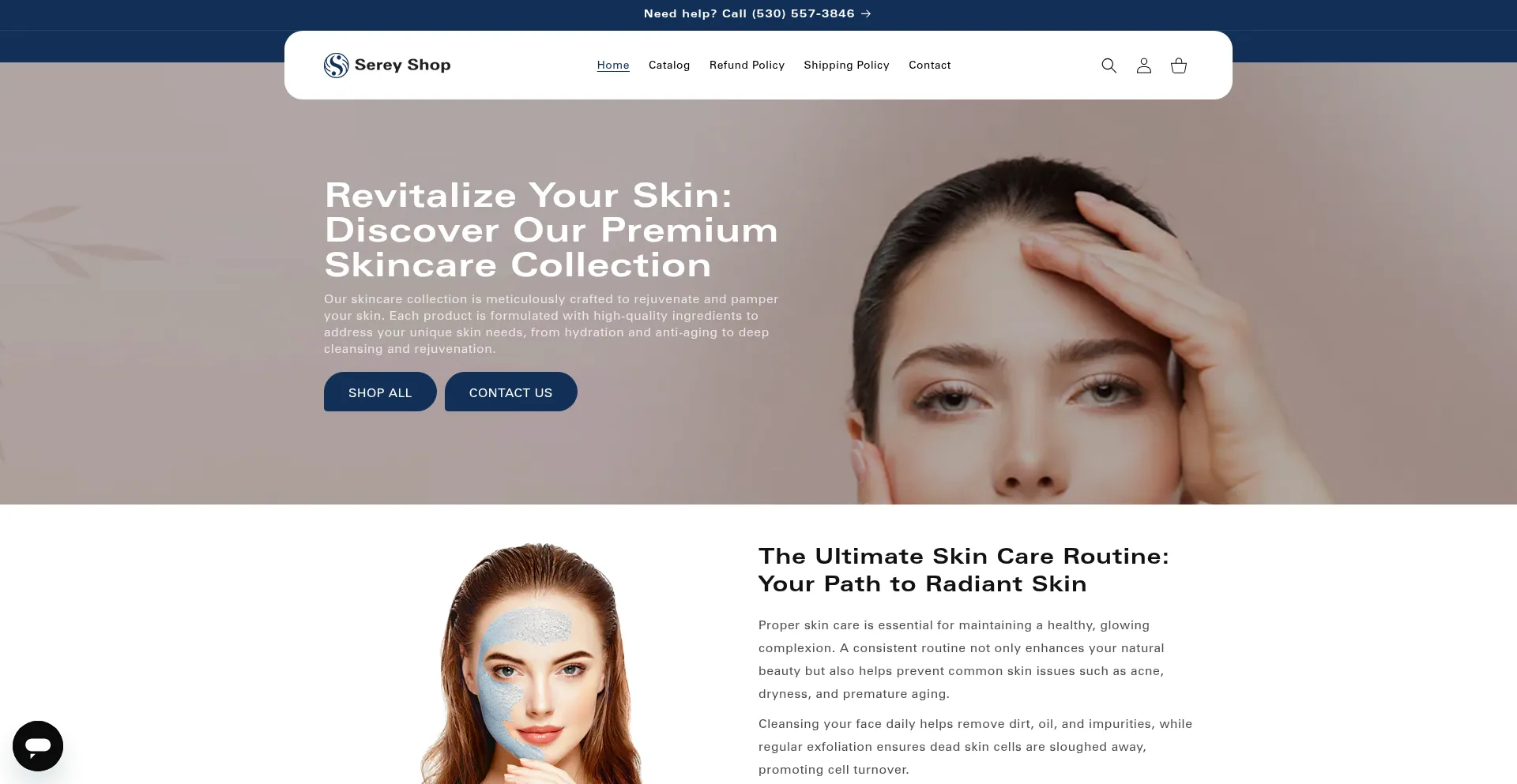 Website screenshot of Sereyshop.com