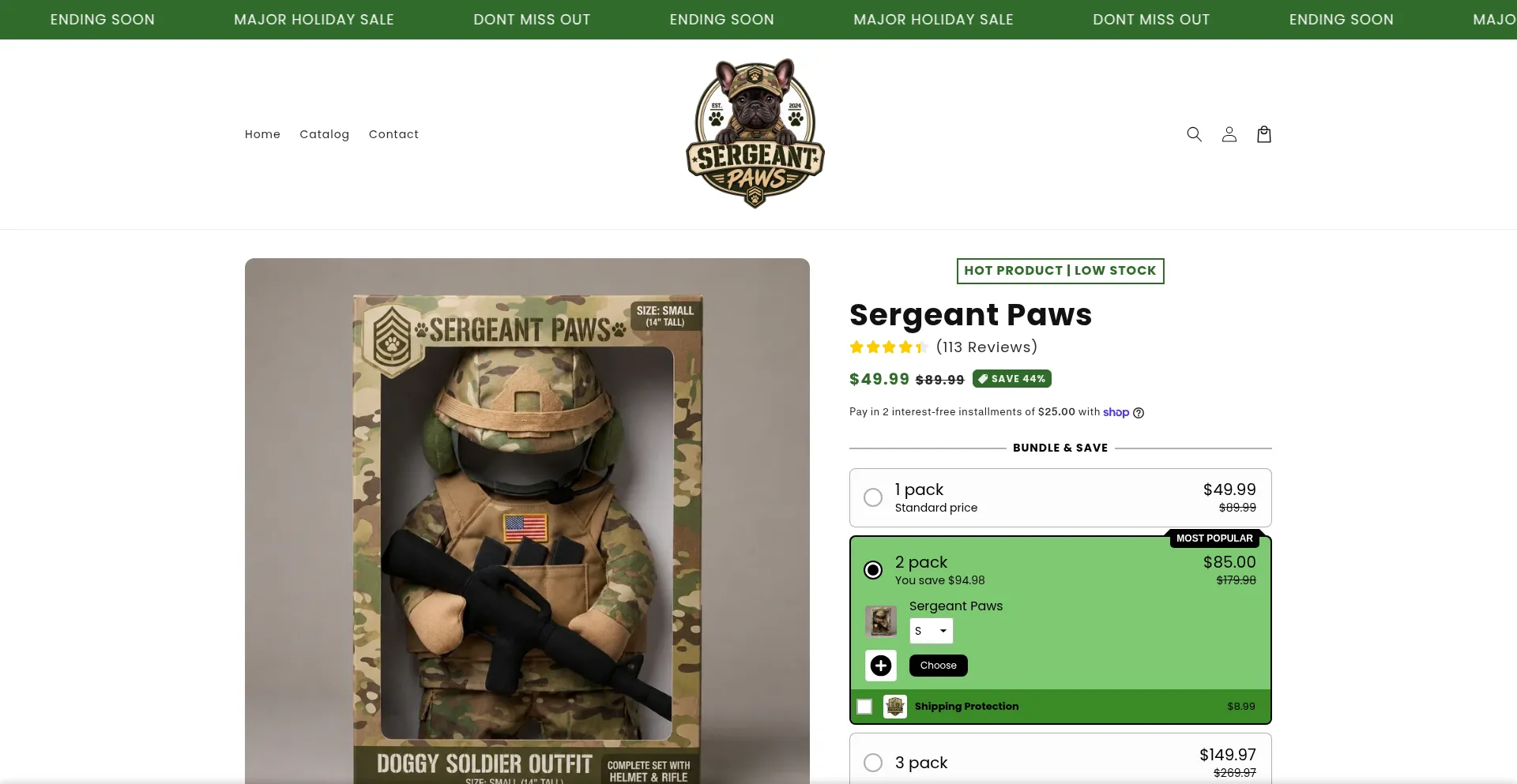 Sergeantpups.shop