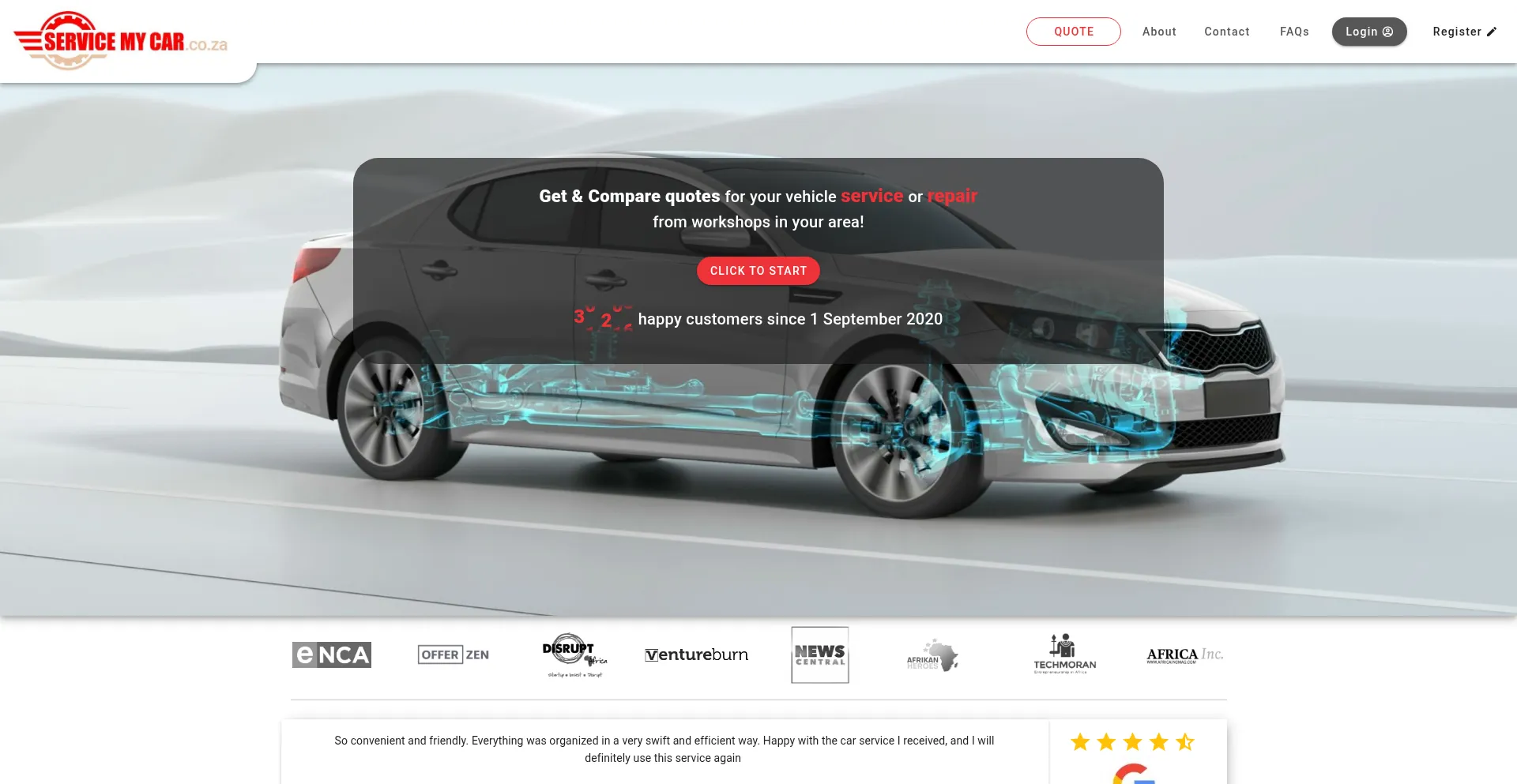 Servicemycar.co.za 安全可靠吗？