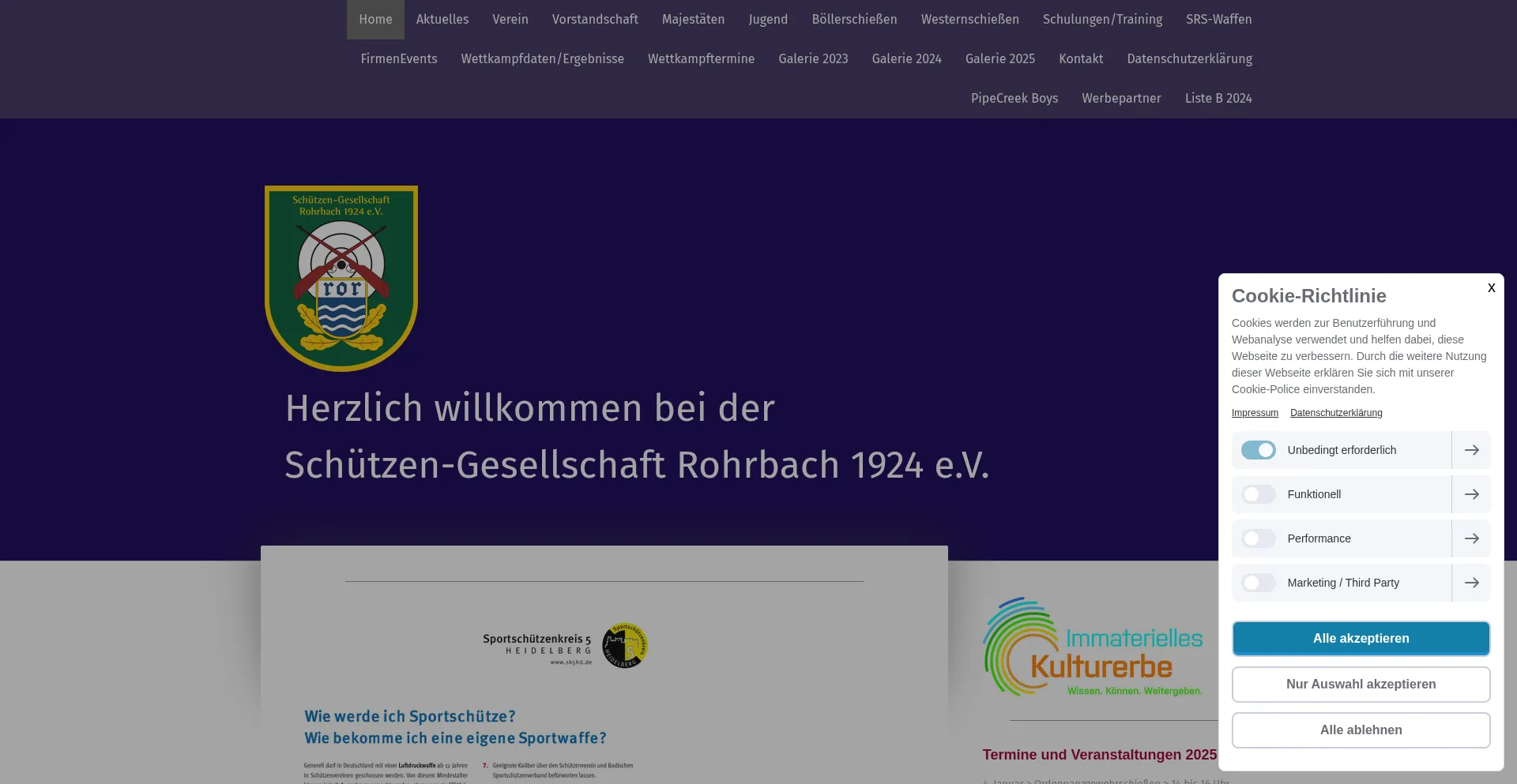 Website screenshot of Sg-rohrbach.de