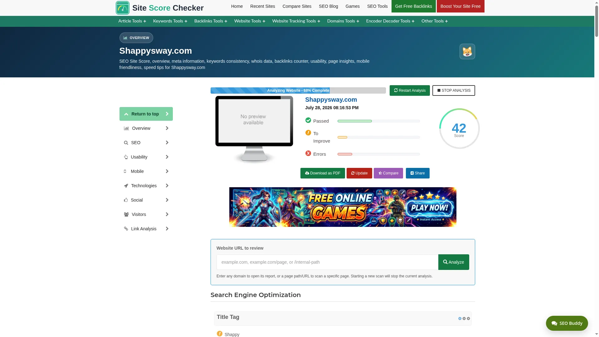 Shappysway.com.sitescorechecker.com