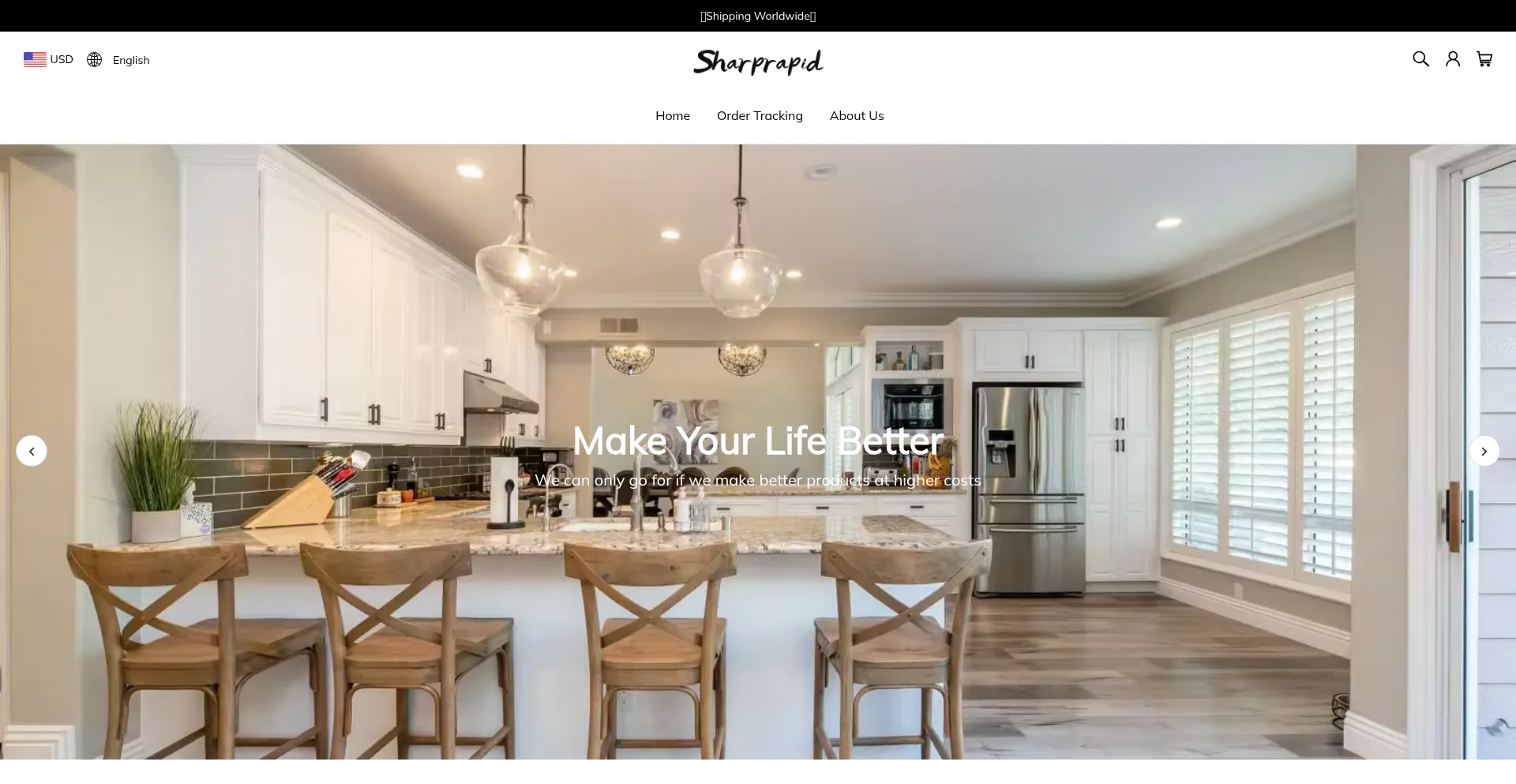 Sharprapid.com Screenshot