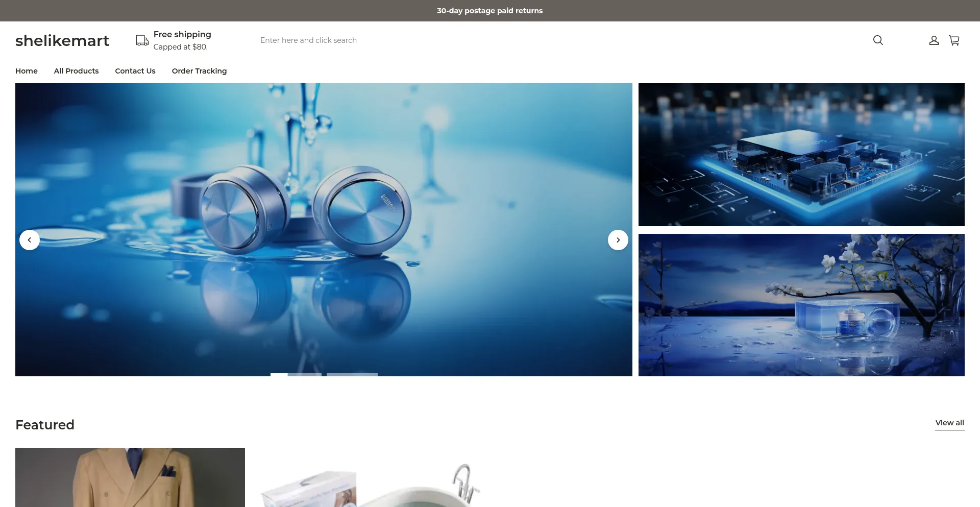 Website screenshot of Shelikemart.com