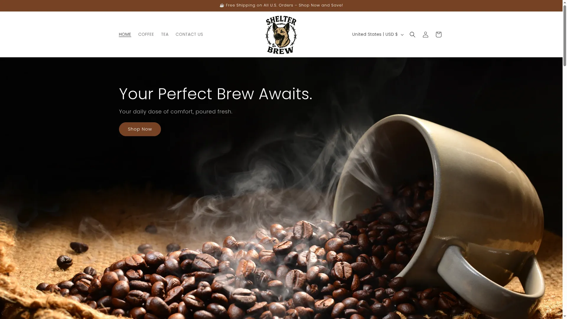 Shelterbrewcoffee.com