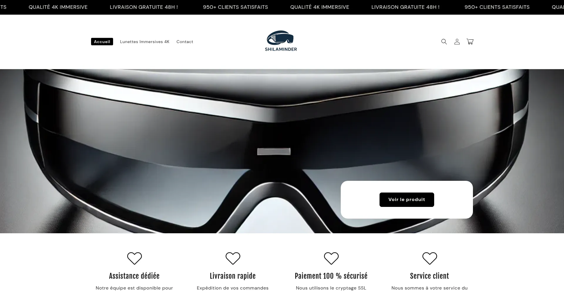 Website screenshot of Shilaminder.com