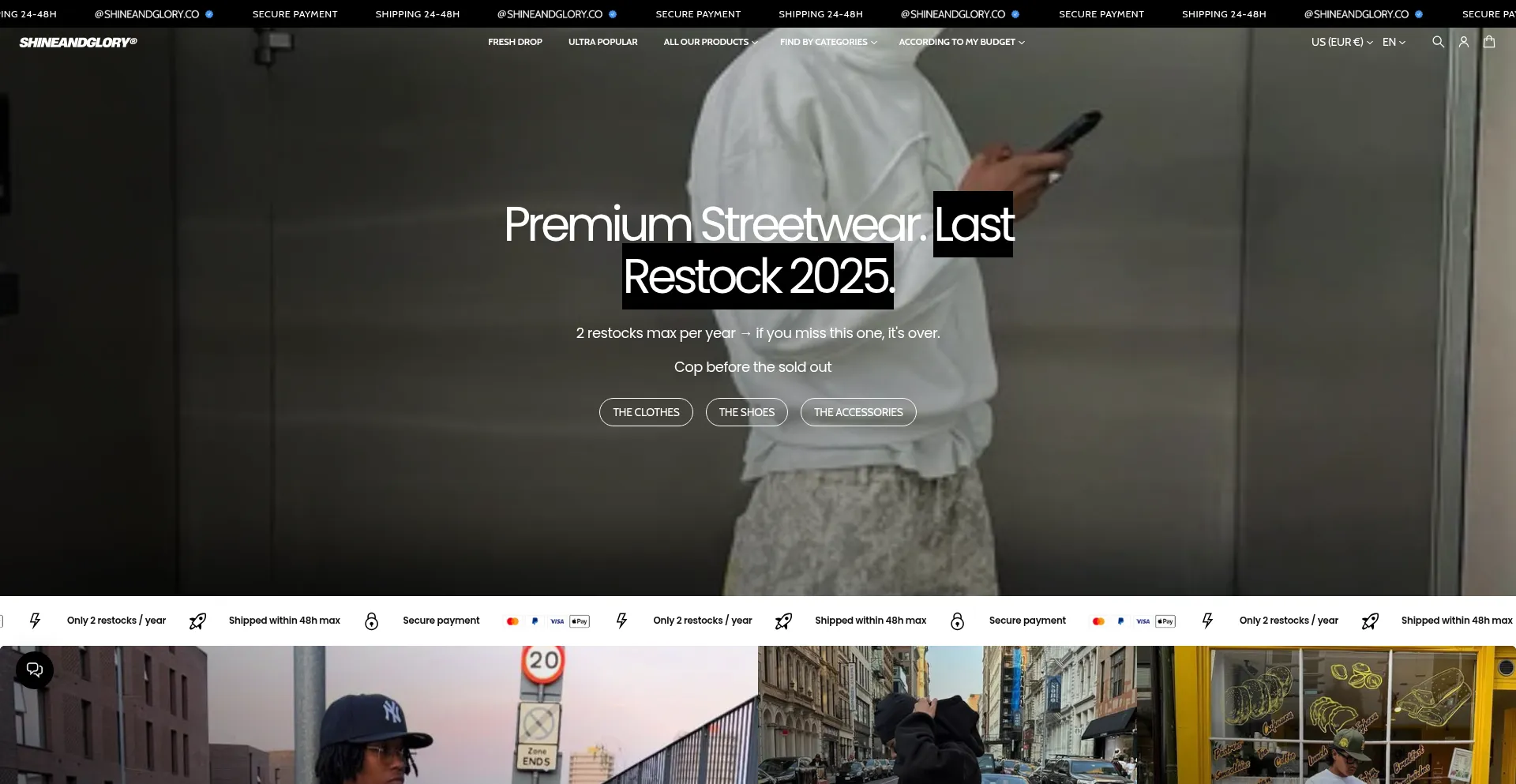Shineandglory.com Screenshot