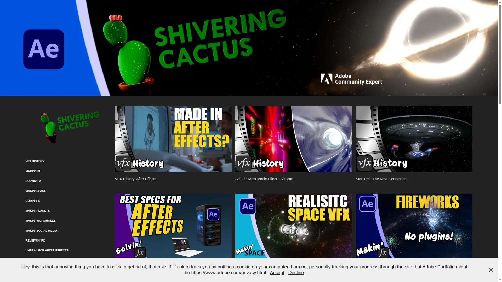 Shiveringcactus.net