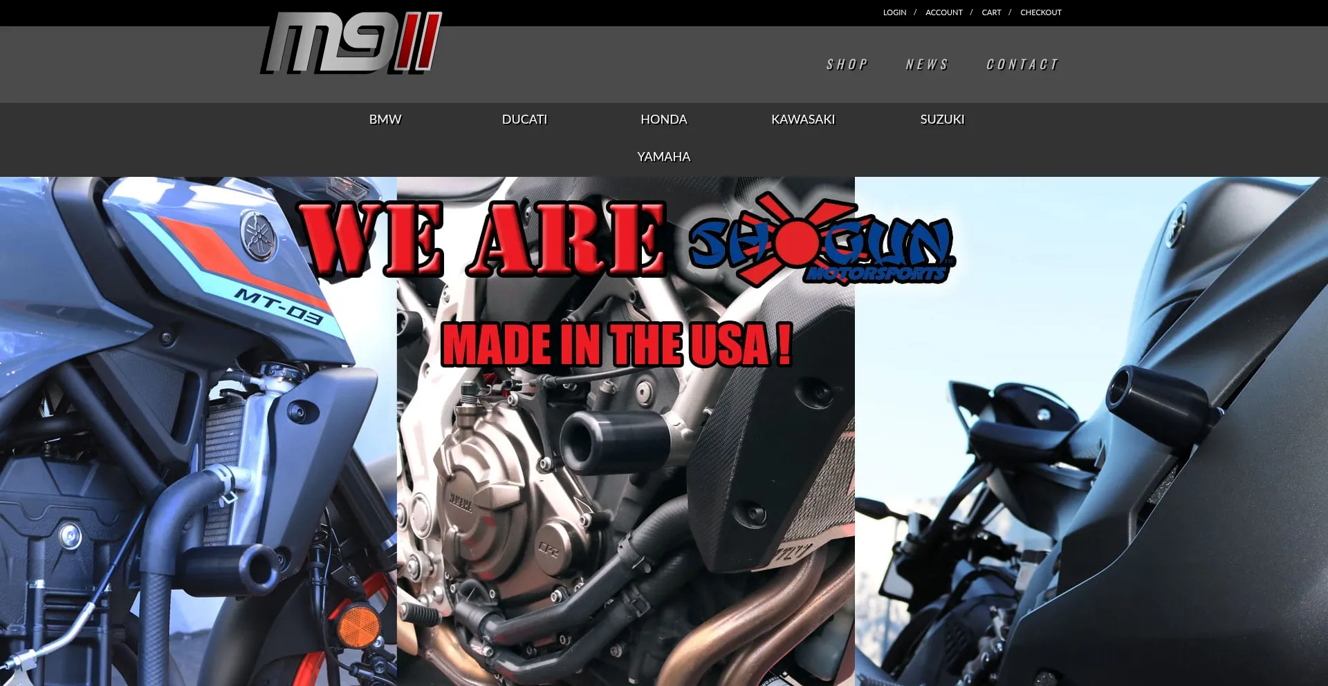 Website screenshot of Shogun.com