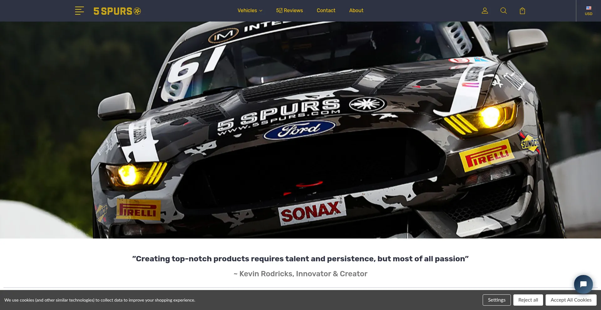 Shop.5spurs.com Screenshot