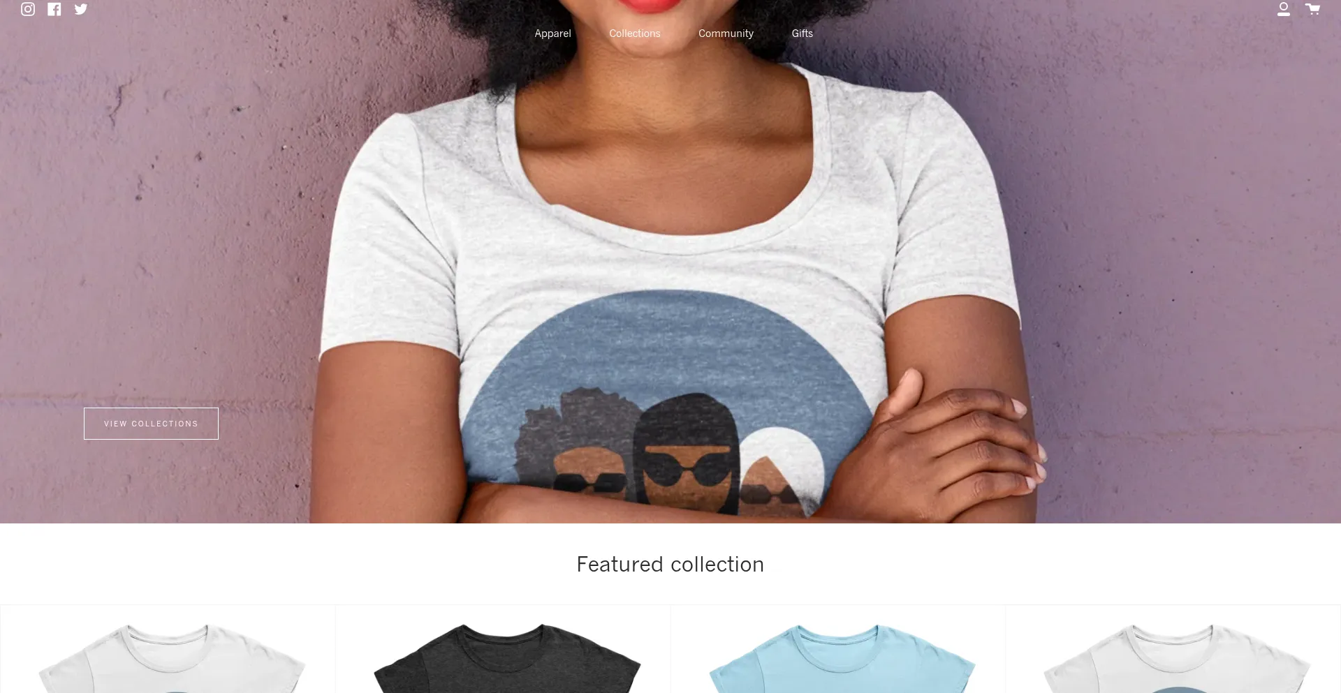 Website screenshot of Shop.blackwomenatwork.com