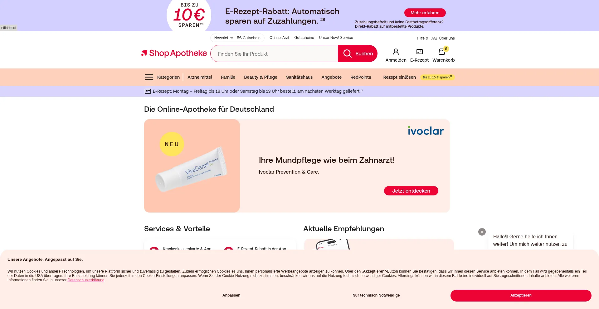 Shop-apotheke.de 安全可靠吗？