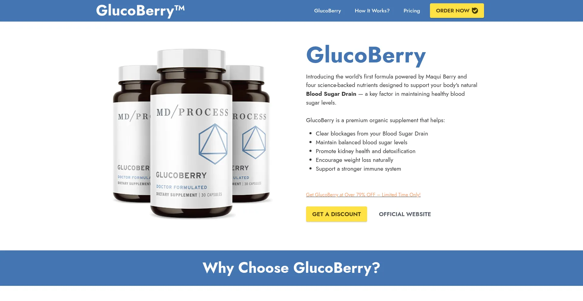 Shop-glucoberry.us Screenshot