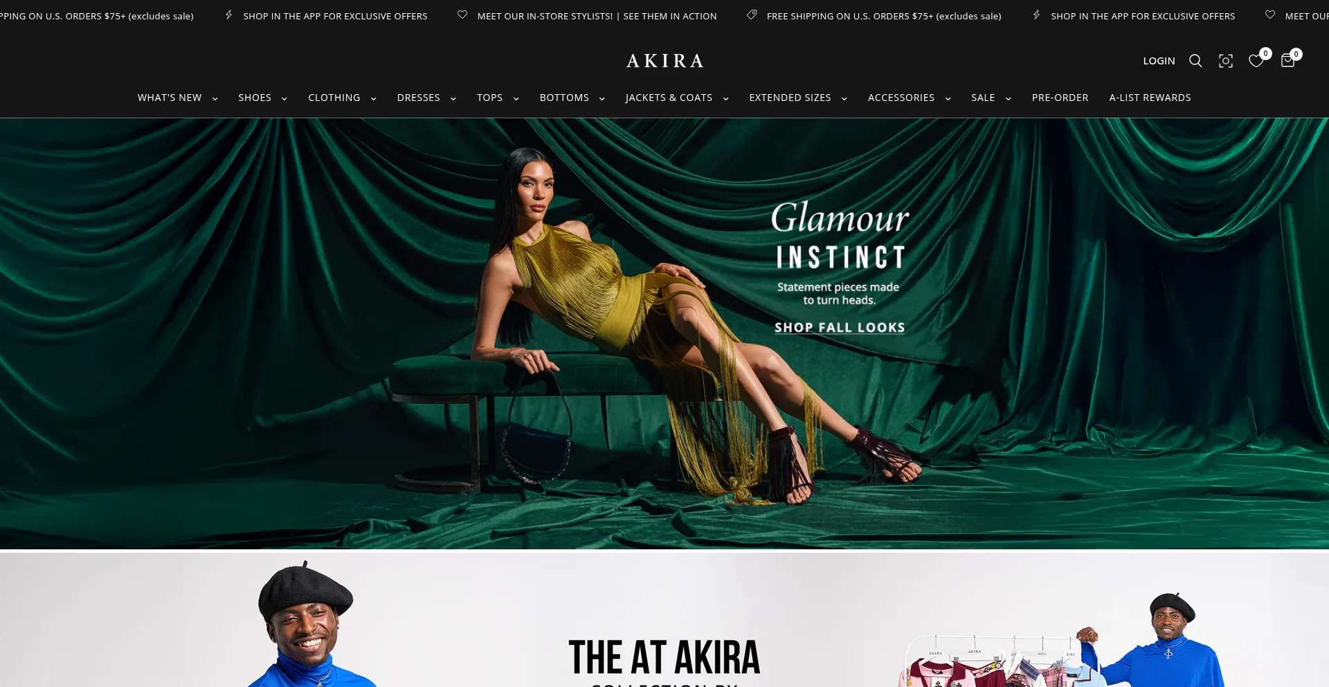 Shopakira.com Screenshot