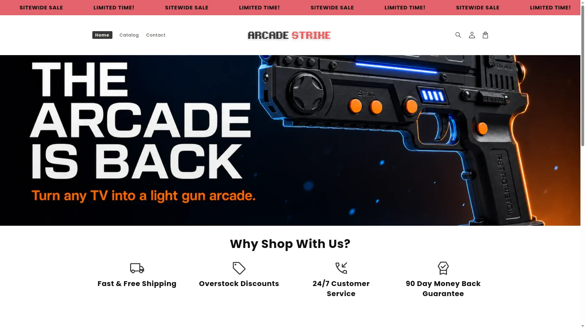 Shoparcadestrike.com