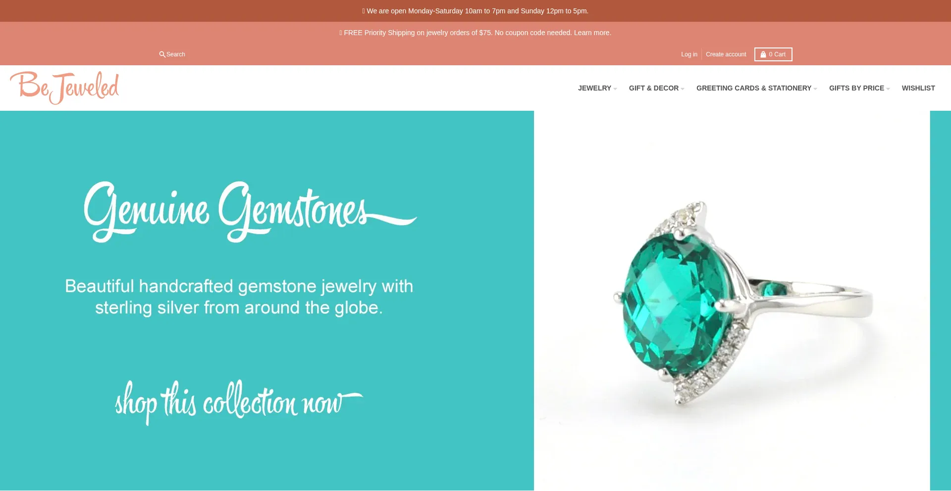 Shopbejeweled.com Screenshot