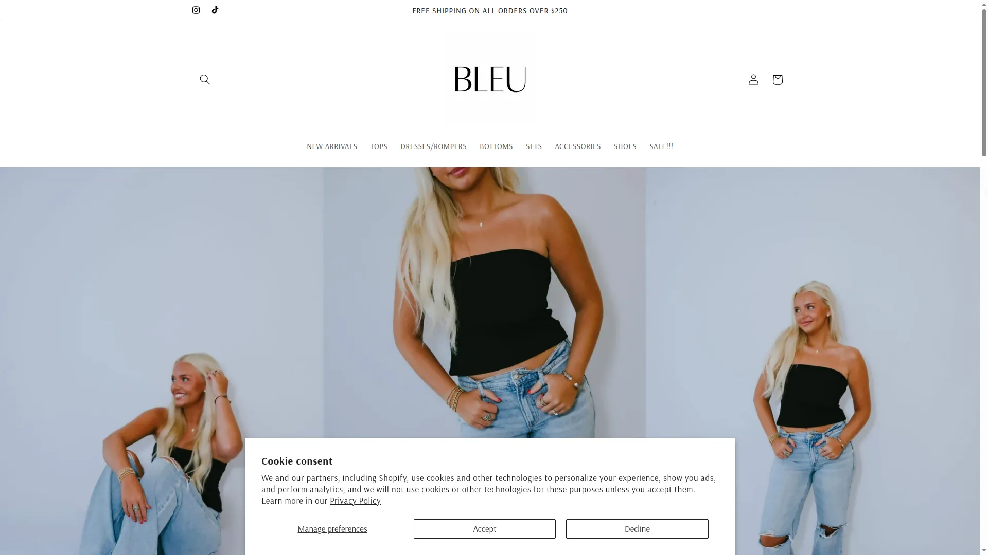 Shopbleuandco.com