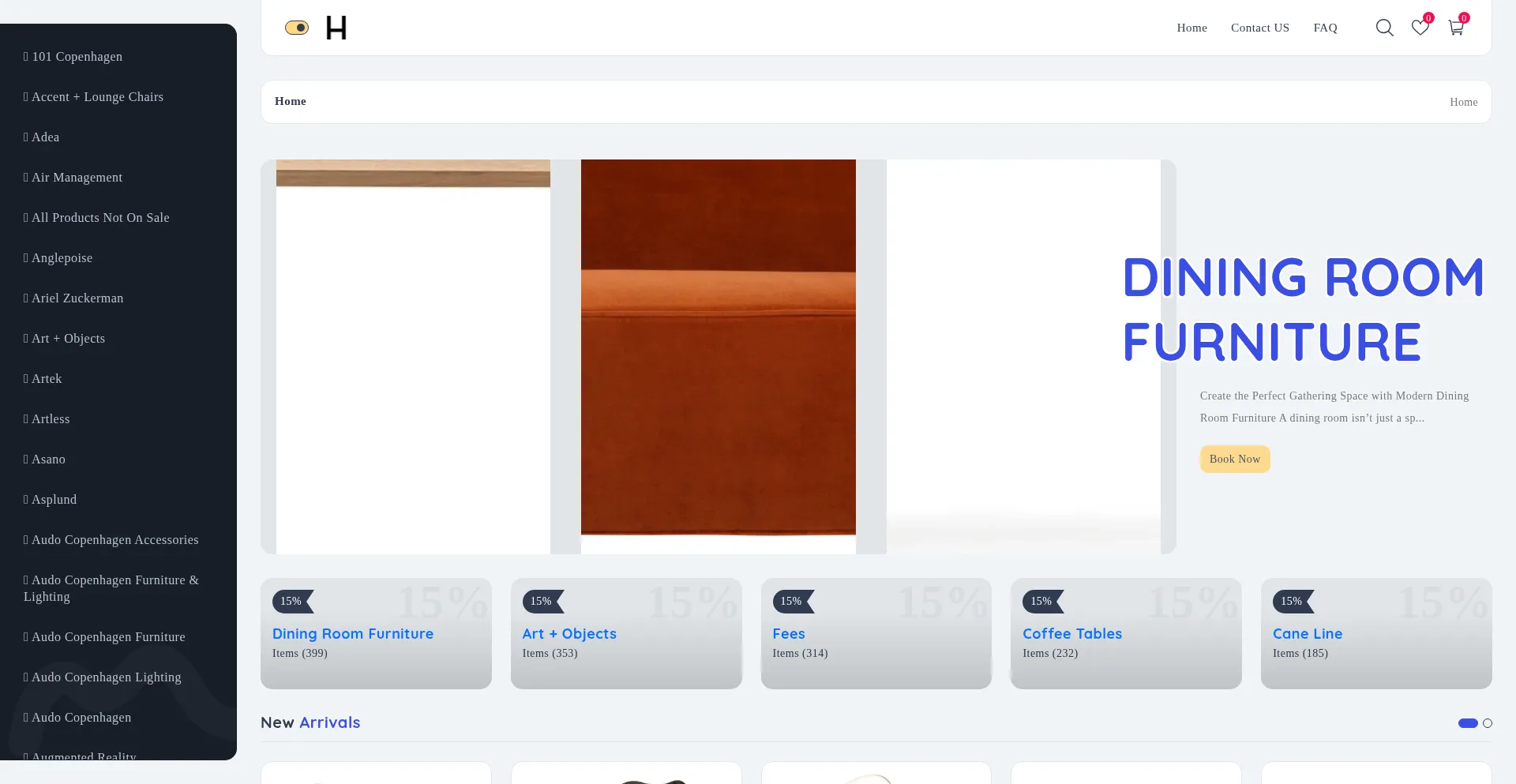 Website screenshot of Shophornet.shop