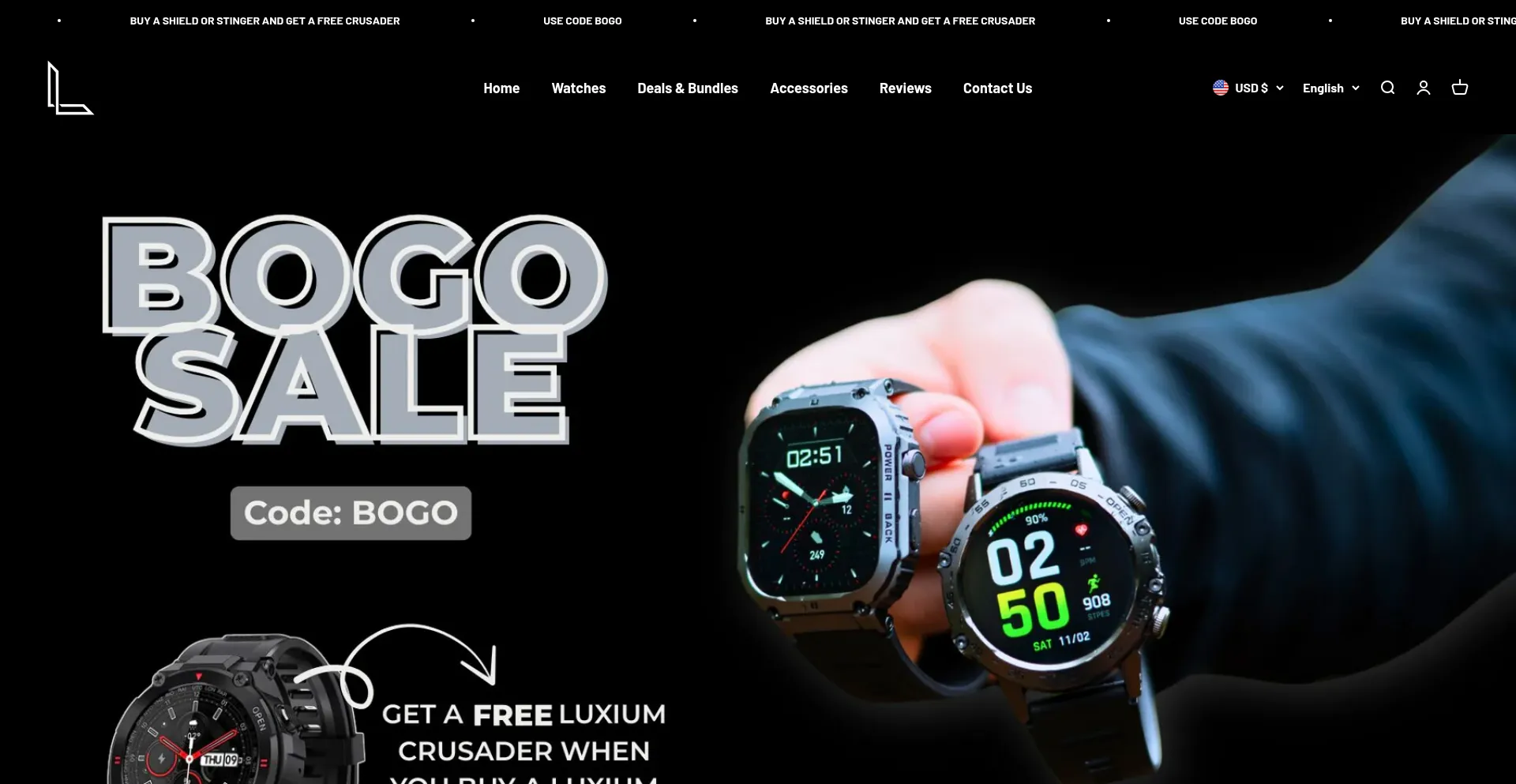 Shopluxium.com Screenshot