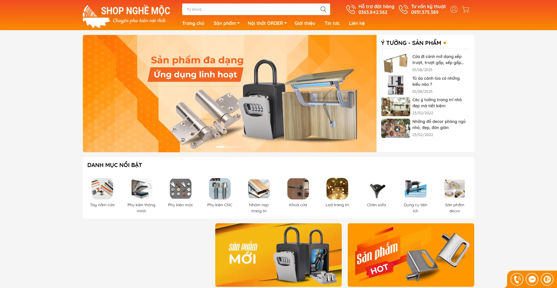 Shopnghemoc.com Screenshot