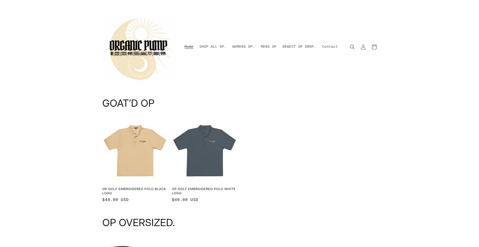 Shoporganicpump.com Screenshot