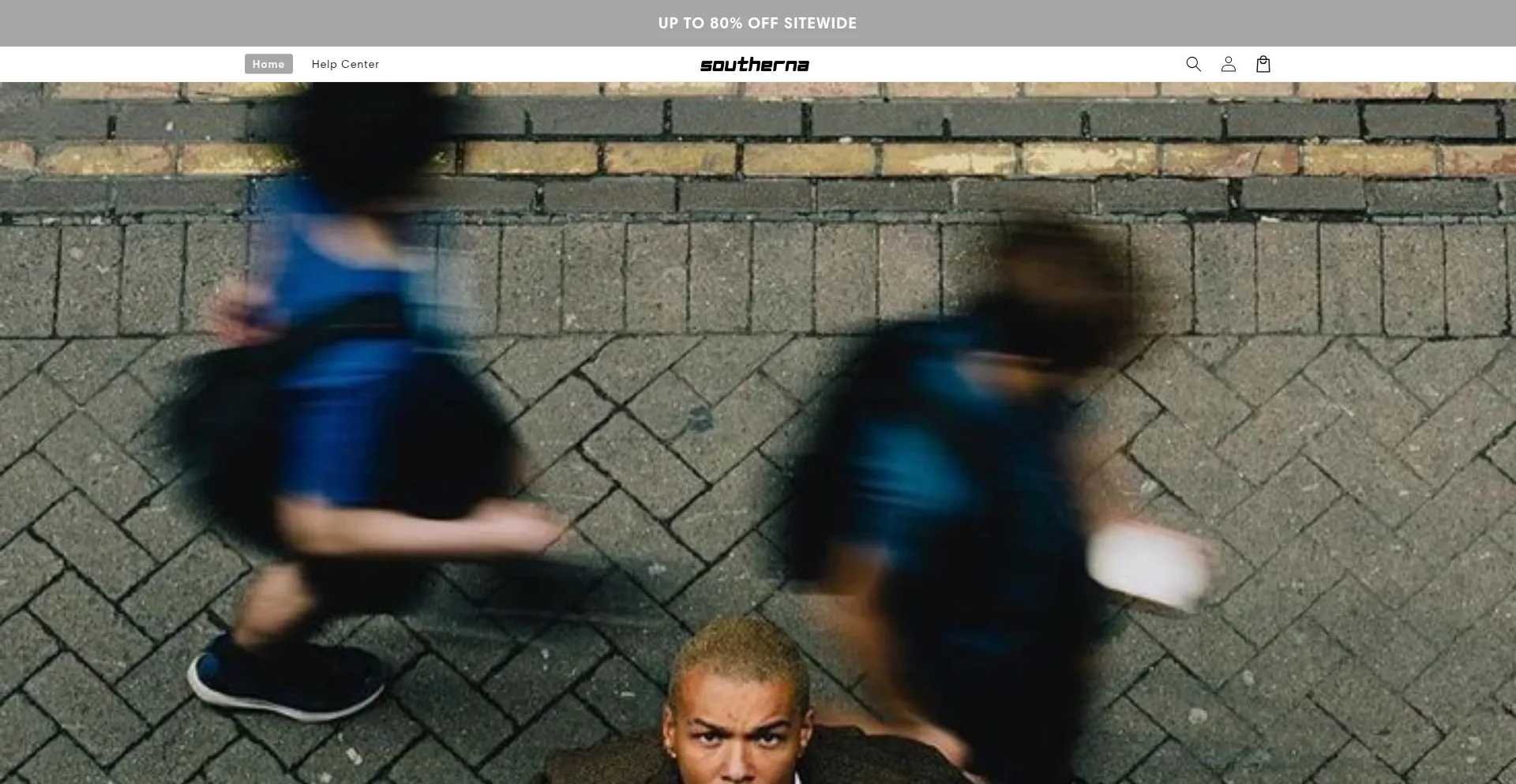Website screenshot of Shopsoutherna.com
